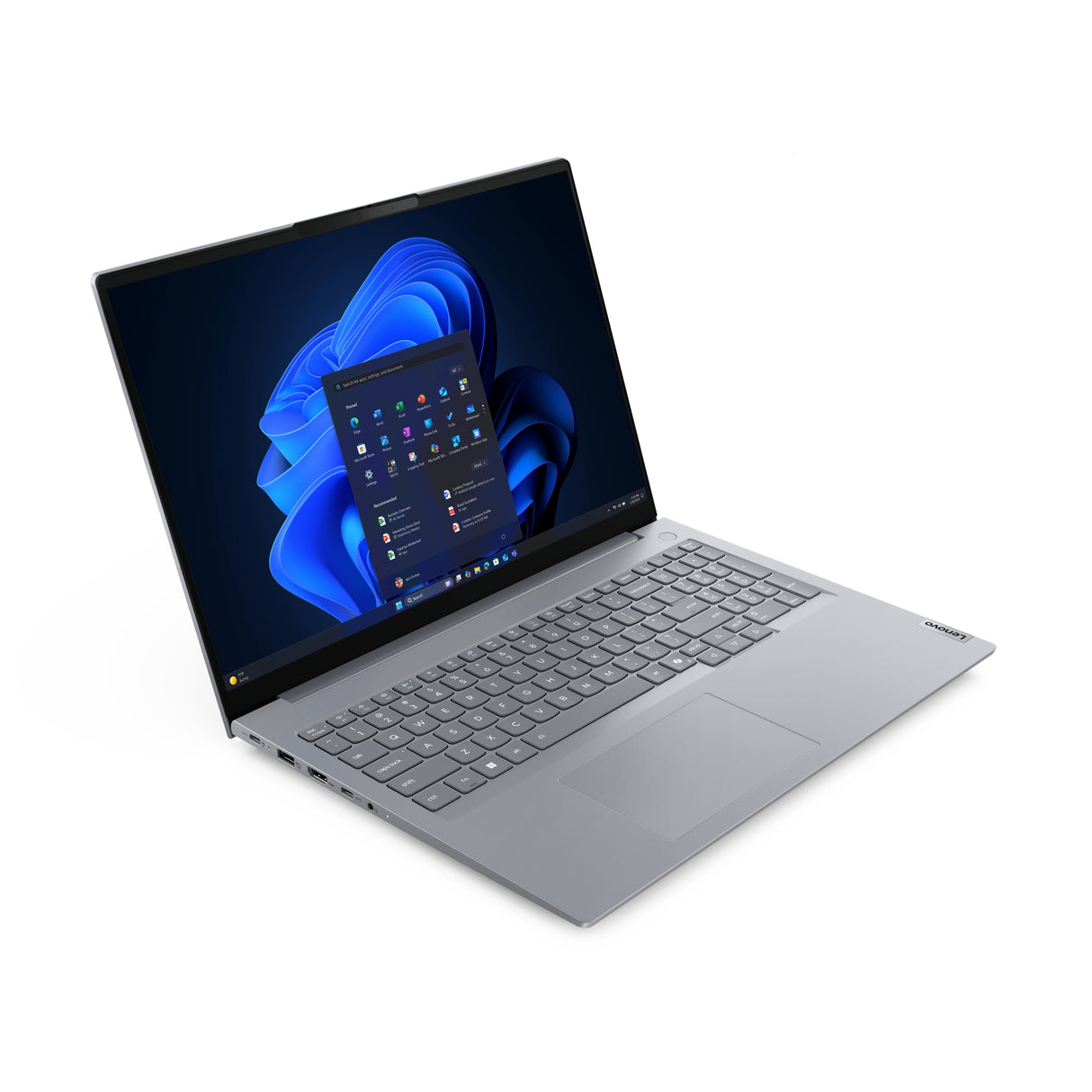 Lenovo ThinkBook 16 G9 AHP AMD Ryzen™ 5 220 Laptop 40,6 cm (16") WUXGA 16 GB DDR5-SDRAM 512 GB SSD Wi-Fi 7 (802.11be) Windows 11 Pro Nordisk Grå