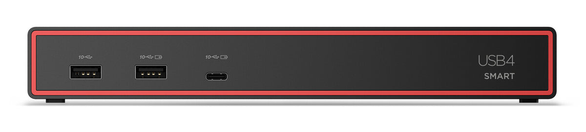 Lenovo ThinkPad USB4 Smart Dock 5500 with 135W Adapter Ledningsført Sort
