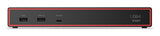 Lenovo ThinkPad USB4 Smart Dock 5500 with 135W Adapter Ledningsført Sort