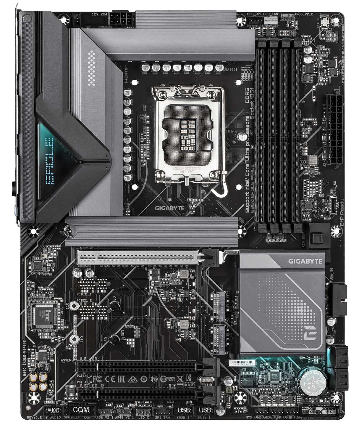GIGABYTE B860 EAGLE WIFI6E bundkort Intel B860 LGA 1851 (Socket V1) ATX