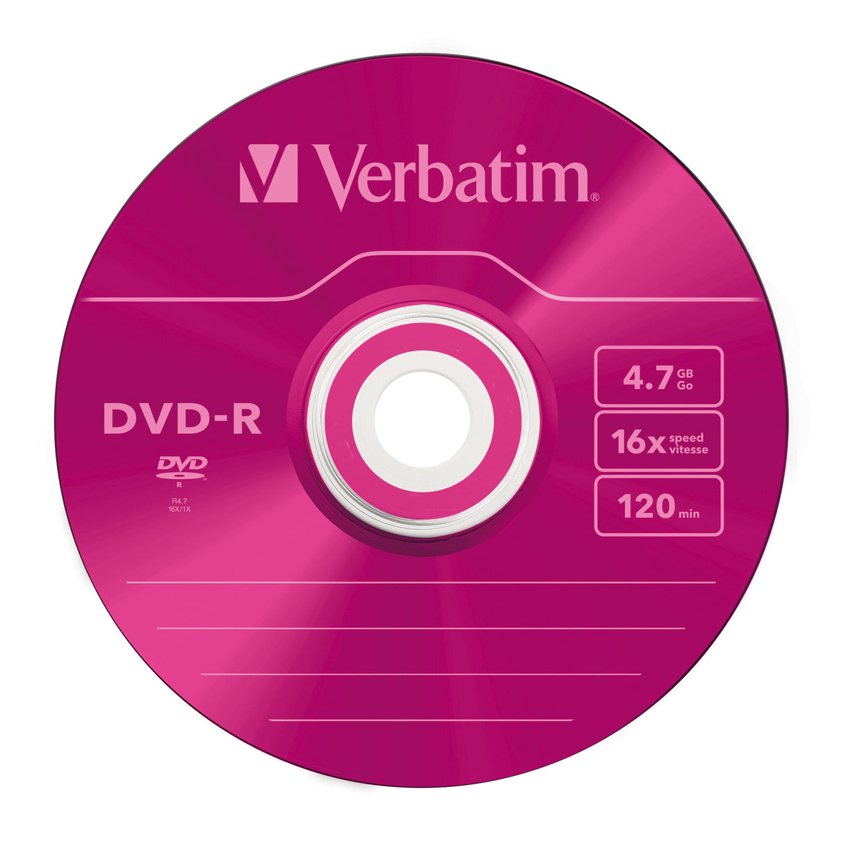 Verbatim DVD-R Colour 4,7 GB 5 stk