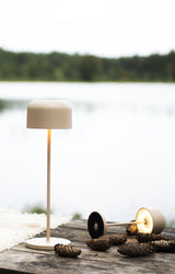 Konstsmide Lille sand bordlampe portable