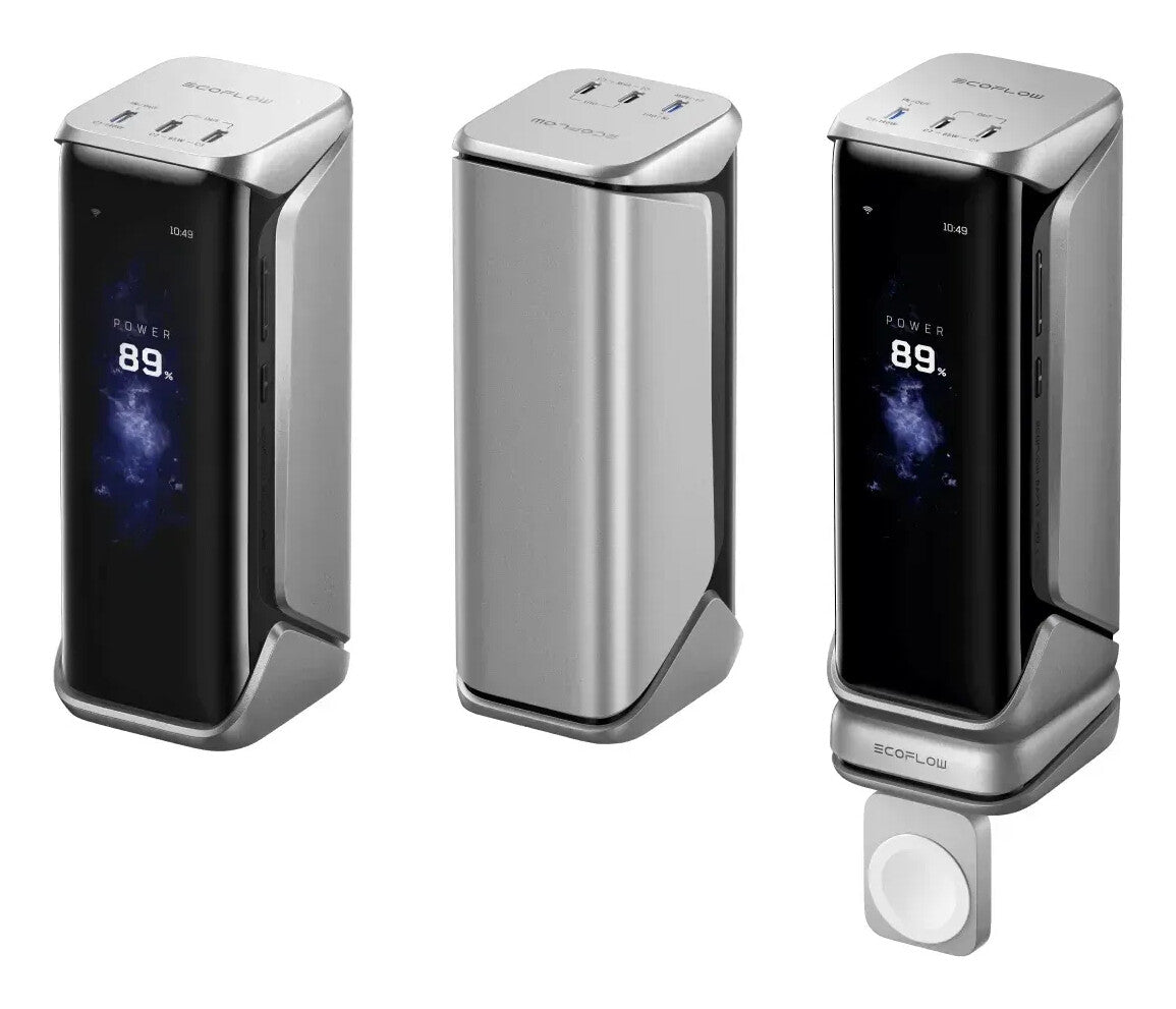 EcoFlow EF-RP27KGEEK-EU powerbank Lithium 27650 mAh Sort, Sølv