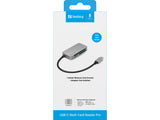Sandberg 136-38 kortlæser USB 3.2 Gen 1 (3.1 Gen 1) Type-C Sort