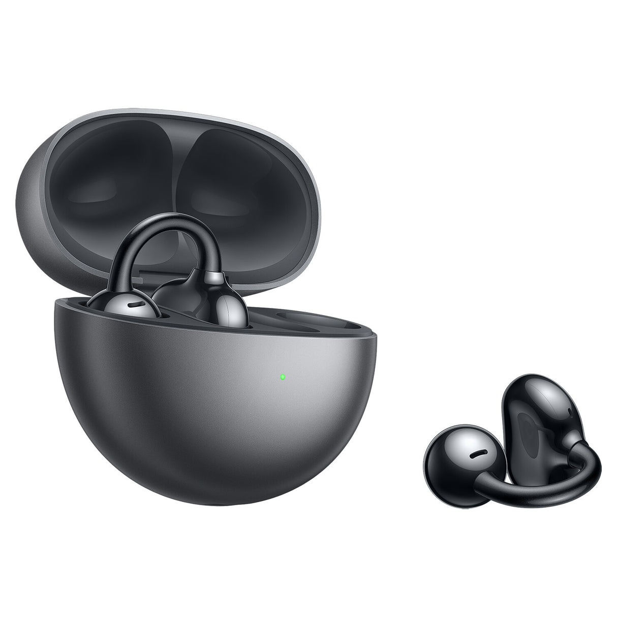 Huawei FreeClip Headset True Wireless Stereo (TWS) Ørekrog Opkald/musik USB Type-C Bluetooth Sort