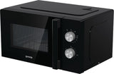 Gorenje MO20E2BH Sort Grill mikroovn Bordplade 20 L 800 W