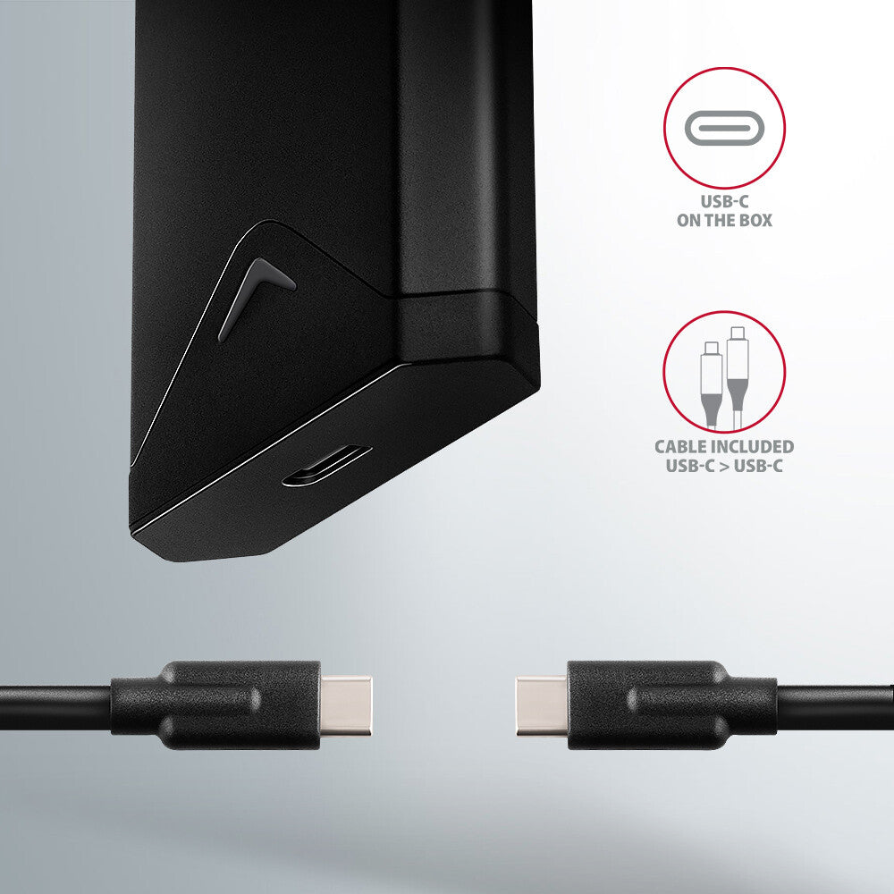 Axagon EEM2-UB2 drevkabinet SSD kabinet Sort M.2