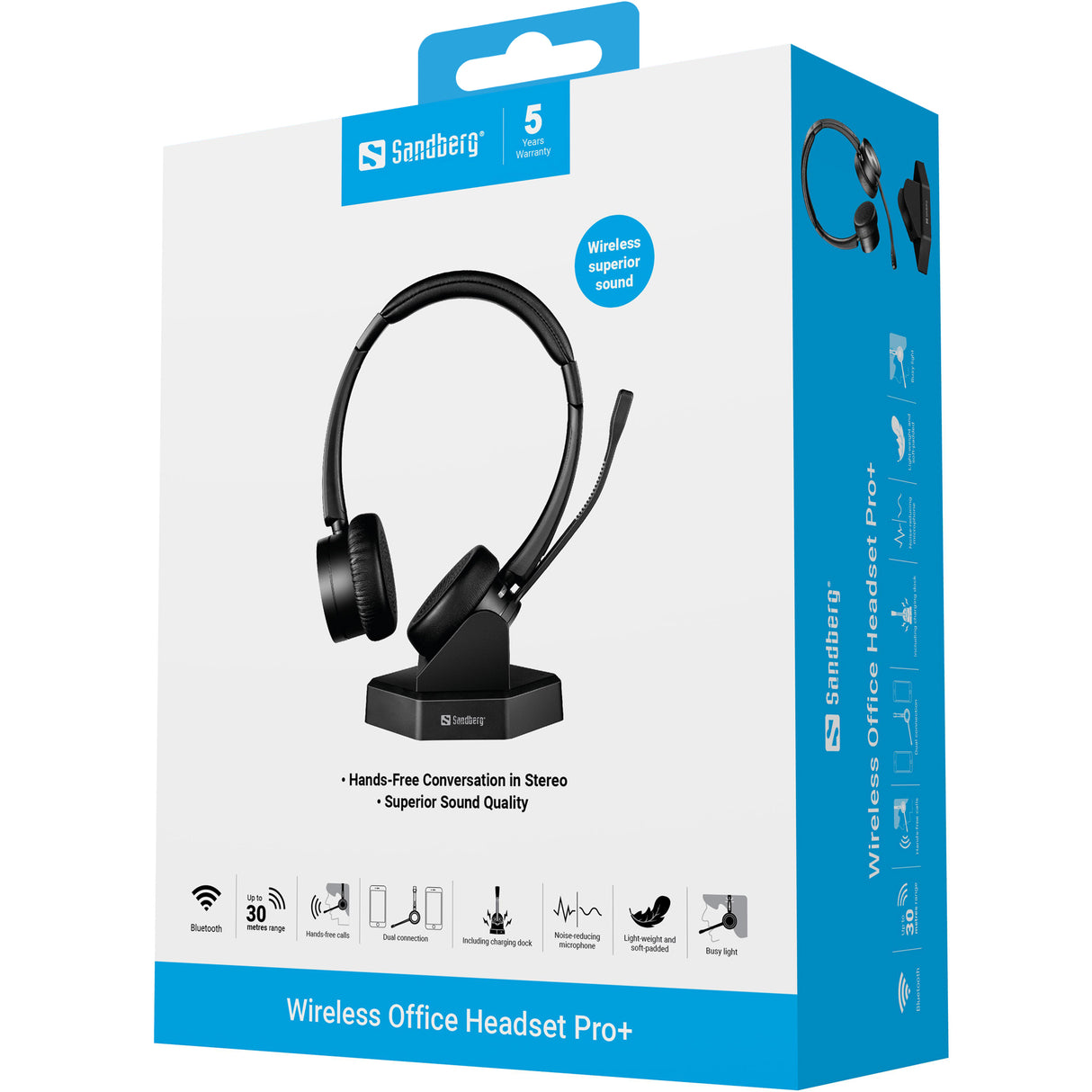 Sandberg Bluetooth Office Headset Pro+