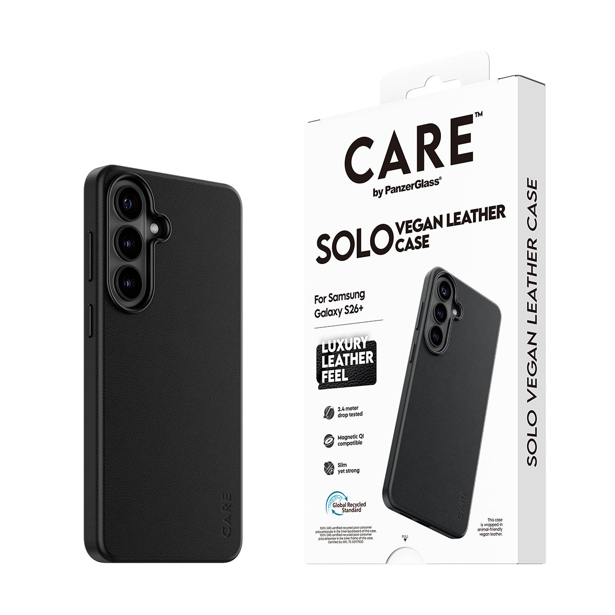 CARE by PanzerGlass Solo Case Black Samsung Galaxy S26+