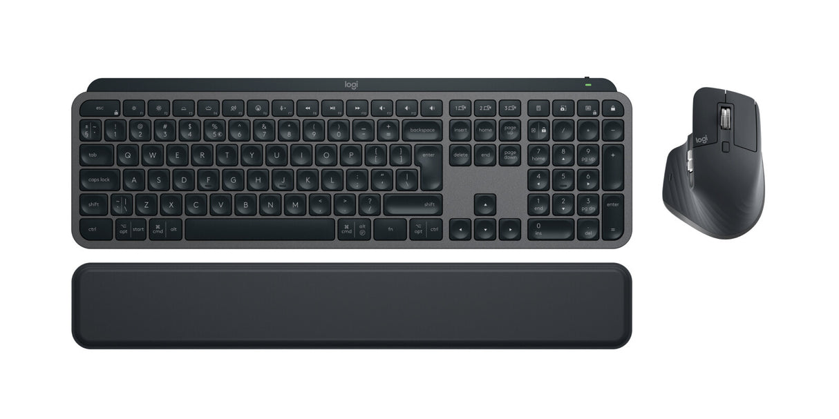 Logitech Master MX Keys S Combo tastatur Mus inkluderet Kontor Bluetooth QWERTY US International Grafit