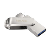 SanDisk Ultra Dual Drive Luxe 1TB USB 3.2 Gen 1 / USB-C USB stick Sølv