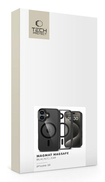 Tech-Protect 5906302311125 mobiltelefon etui 15,5 cm (6.1") Cover Sort, Transparent