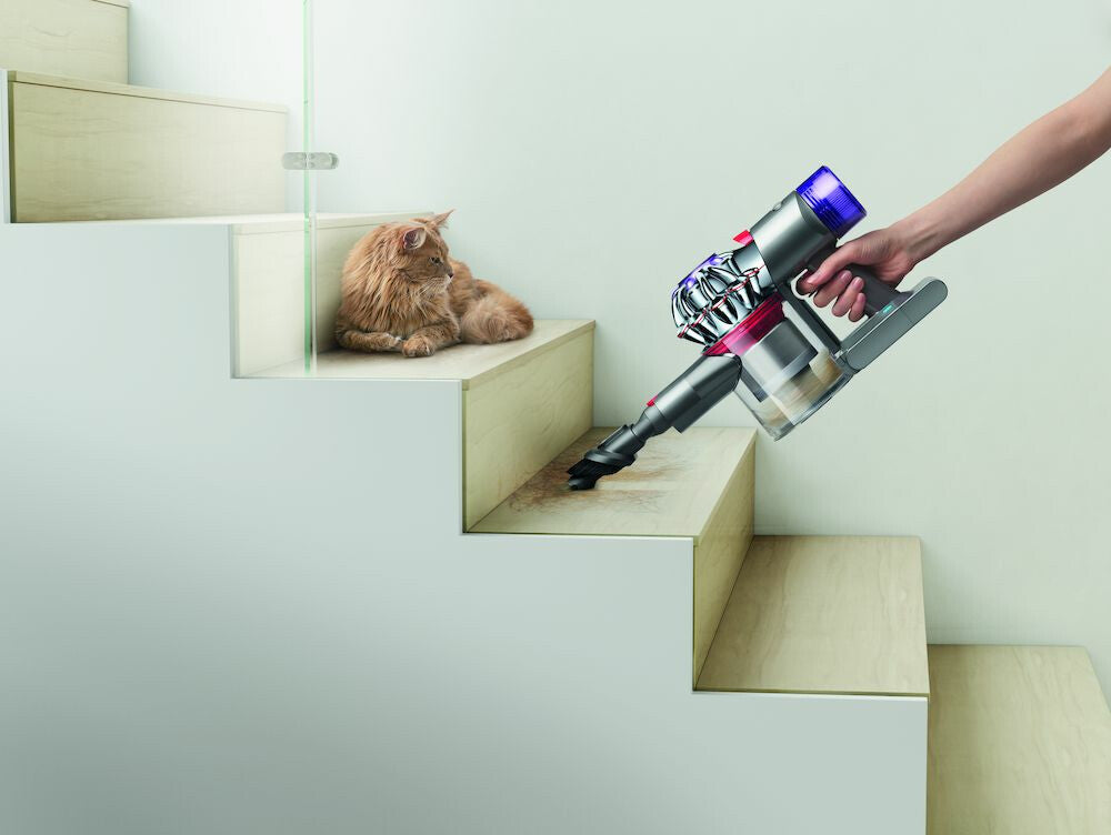 Dyson V8 Advanced 2-i-1 stangstøvsuger Batteri Dry Poseløs Nikkel, Sølv
