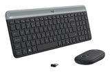 Logitech 920-009204 tastatur Mus inkluderet Universel RF trådløst QWERTY US International Grafit