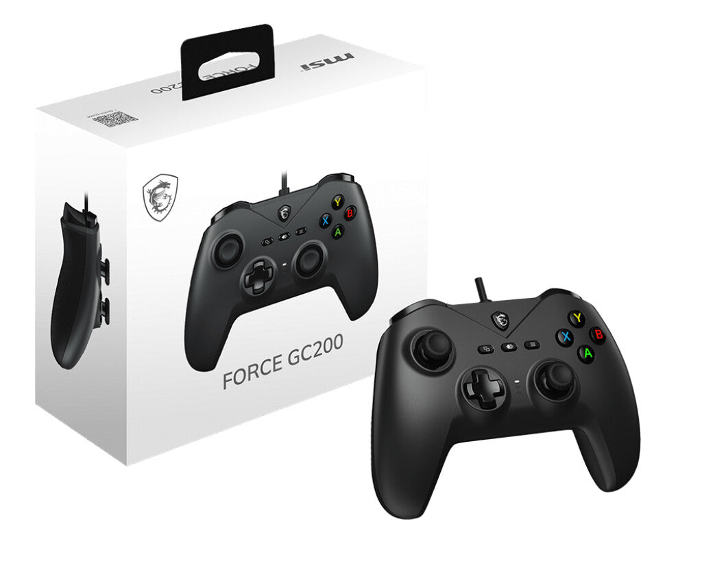 MSI FORCE GC200 spil-controller Sort USB Gamepad Analog/digital Android, PC