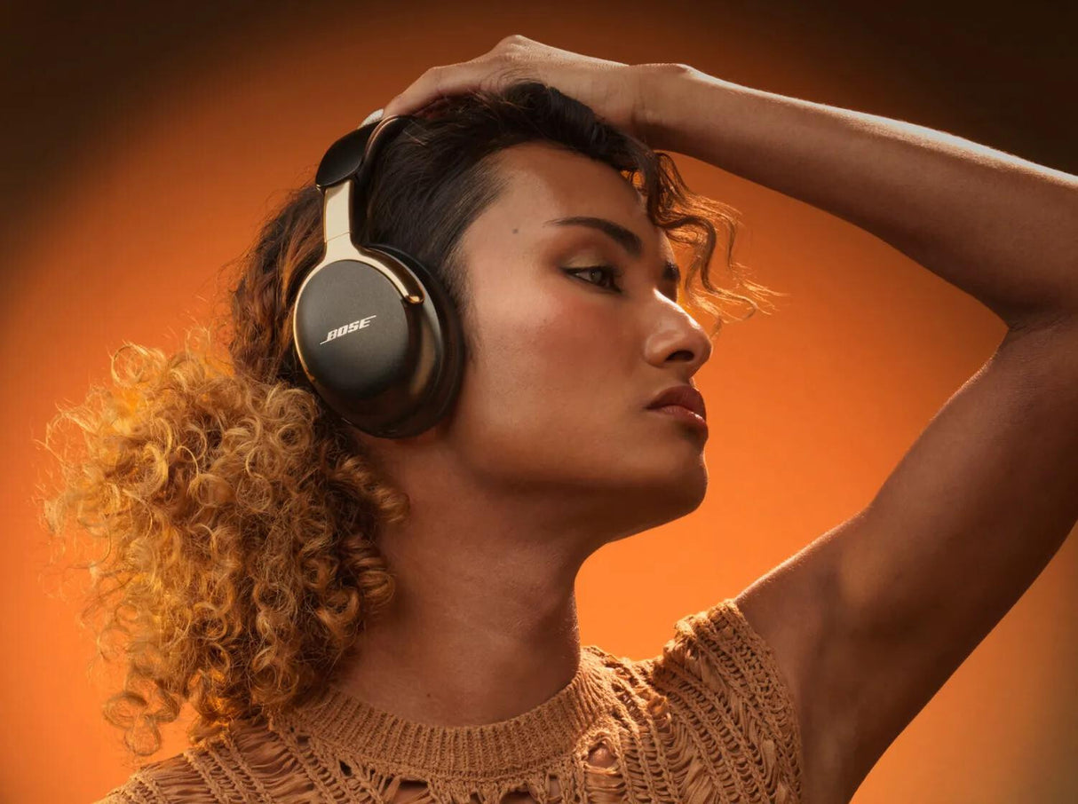 Bose 890101-0400 hovedtelefoner/headset Trådløs Opkald/musik Bluetooth Sort, Guld