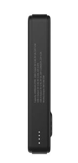 Powerbank Wozinsky WLWP-10KA0Y3S 22.5W PD Qi2 10000 mAh, med stander, 1x USB-A, 1x USB-C - sort