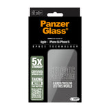 PanzerGlass ® Ceramic Skærmbeskyttelse iPhone 16 | 15 | Ultra-Wide Fit