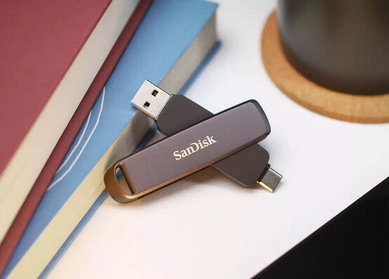 SanDisk SDDDE1-1T00-G46 USB-nøgle 1 TB USB Type-C/USB Type-A 3.2 Gen 2 (3.1 Gen 2) Sort