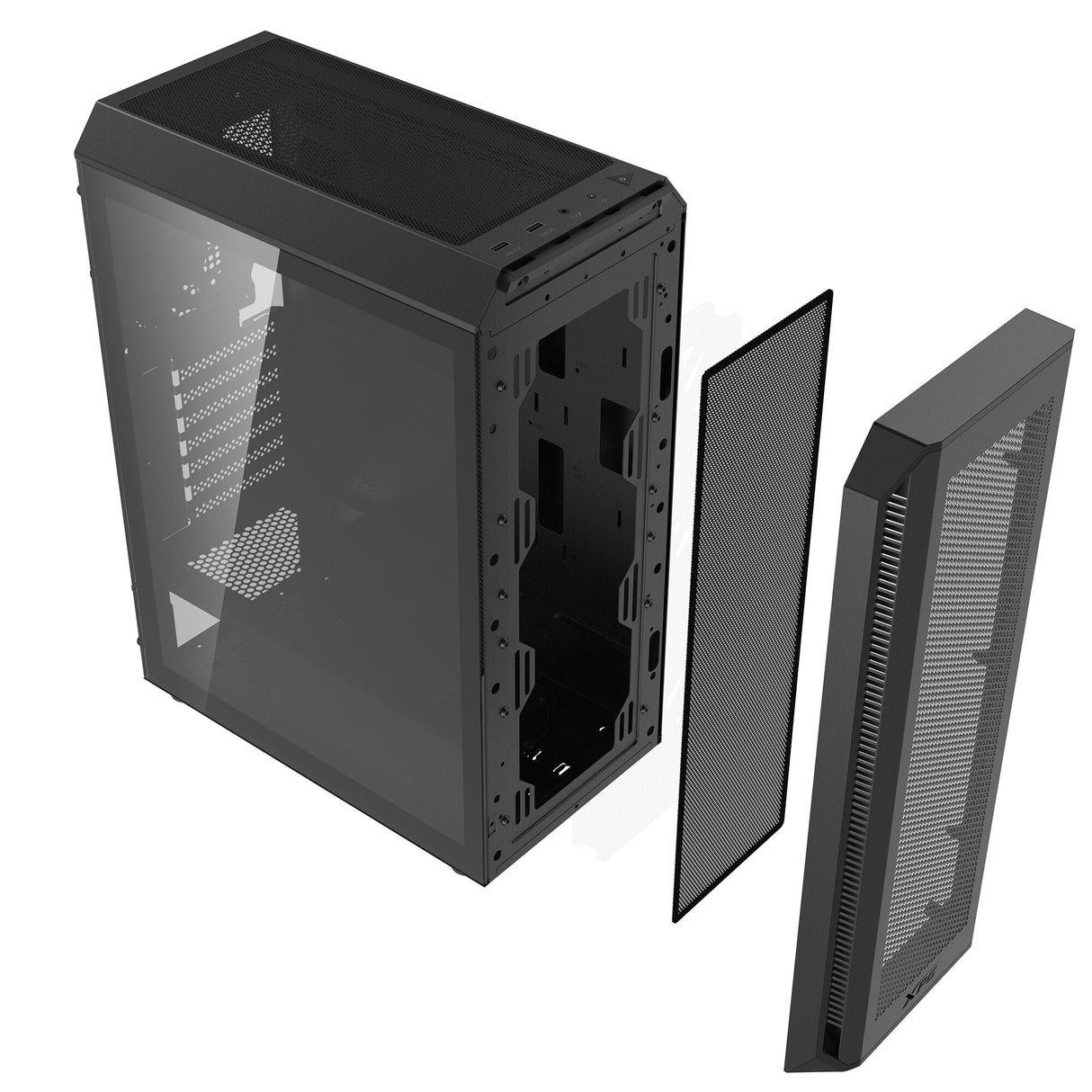 XPG VALOR AIR PLUS Midi Tower Sort