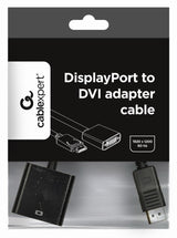 Gembird A-DPM-DVIF-002 videokabel adapter 0,1 m DisplayPort DVI Sort