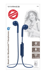 Vivanco 38910 hovedtelefoner/headset Trådløs I ørerne Opkald/musik Bluetooth Blå