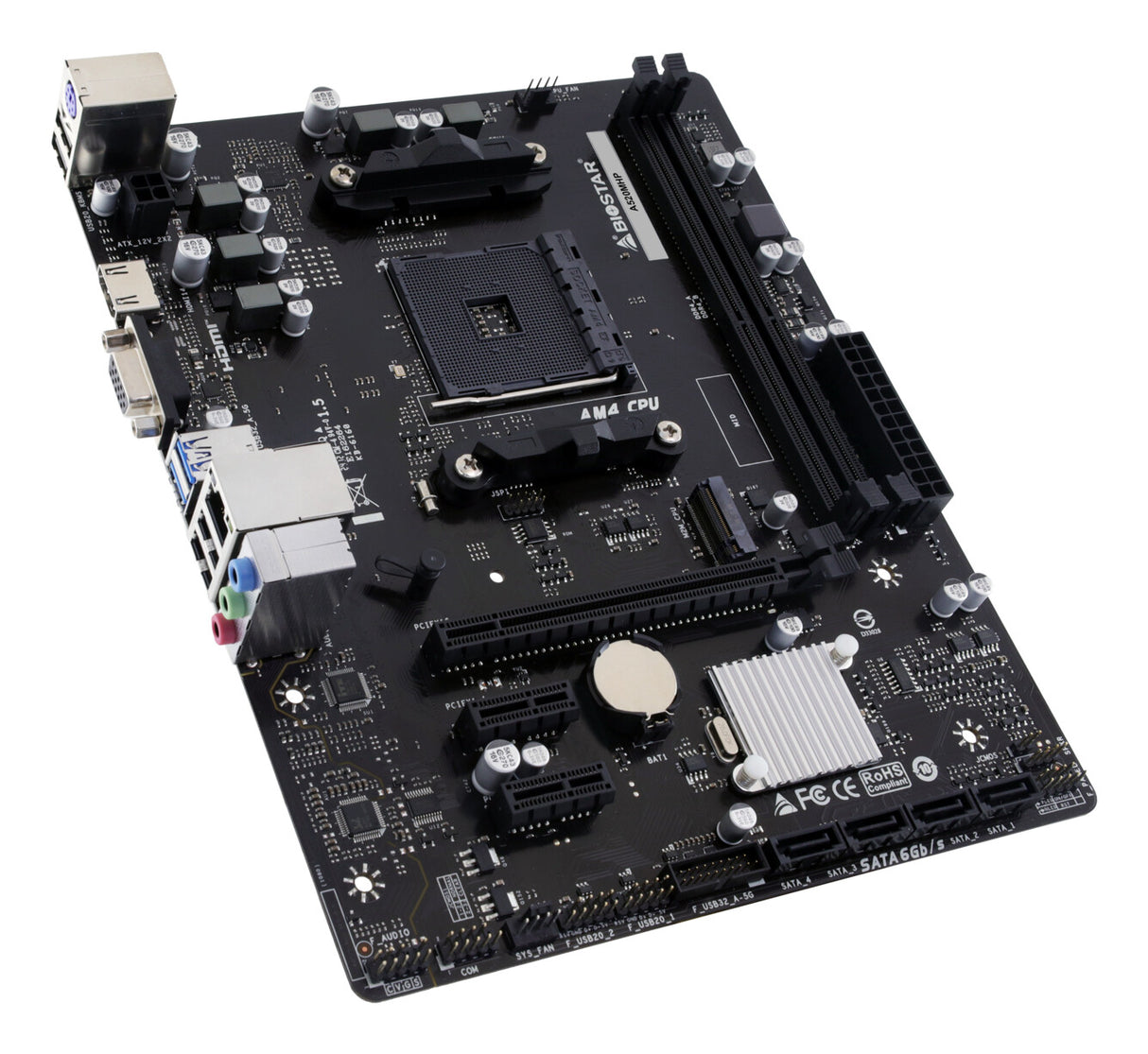 Biostar A520MHP bundkort AMD A520 Stik AM4 micro ATX