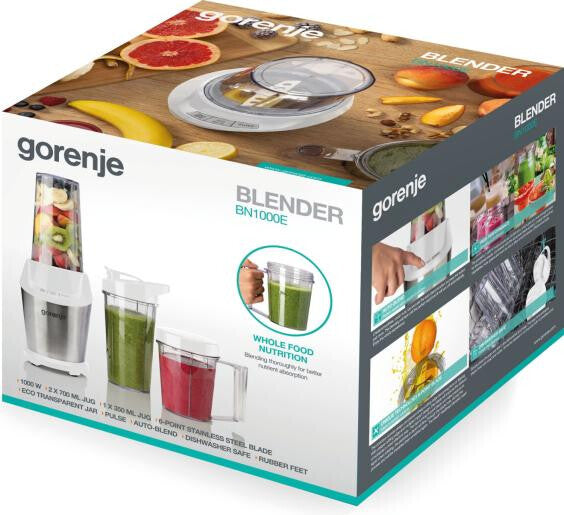 Gorenje BN1000E 0,75 L Bordplade blender 1000 W Hvid