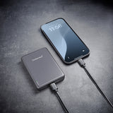 Intenso MW10000 Lithium polymer (LiPo) 10000 mAh Trådløs opladning Grå