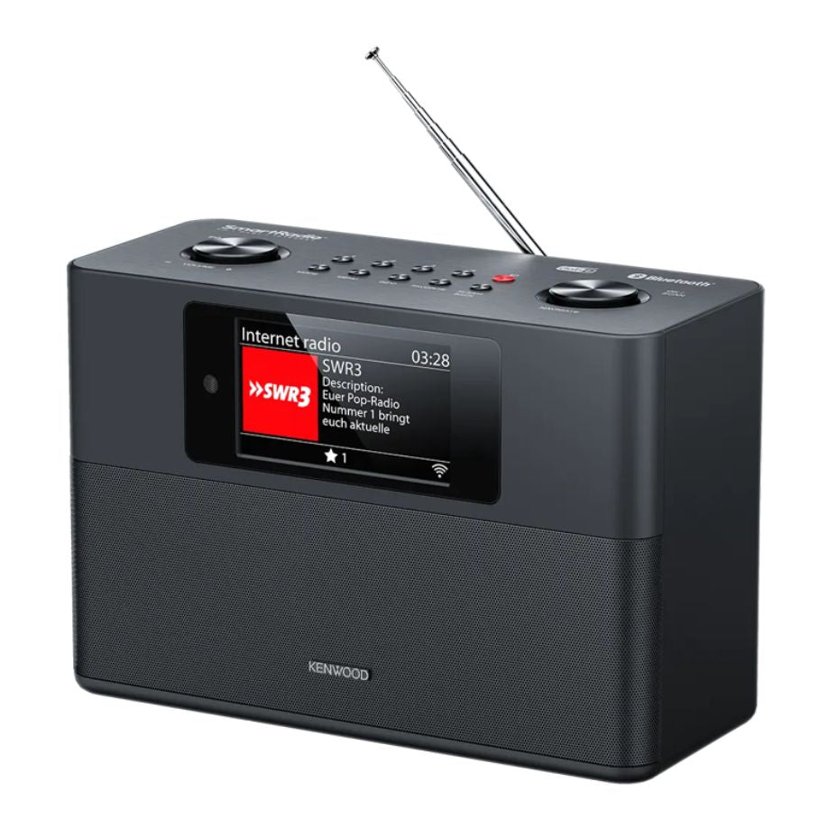 Kenwood CR-ST200S-B Smart Compact Radio - sort
