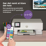 HP ENVY Inspire 7220e Trådløst All-in-One Farve Printer, Instant Ink; Kopimaskine, scanner