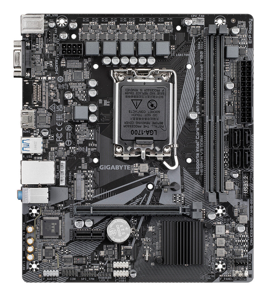 GIGABYTE H610M H V3 DDR4 bundkort Intel H610 Express LGA 1700 micro ATX