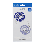 prio Universal Telefonsnor 0,7m lilla+blå+gul