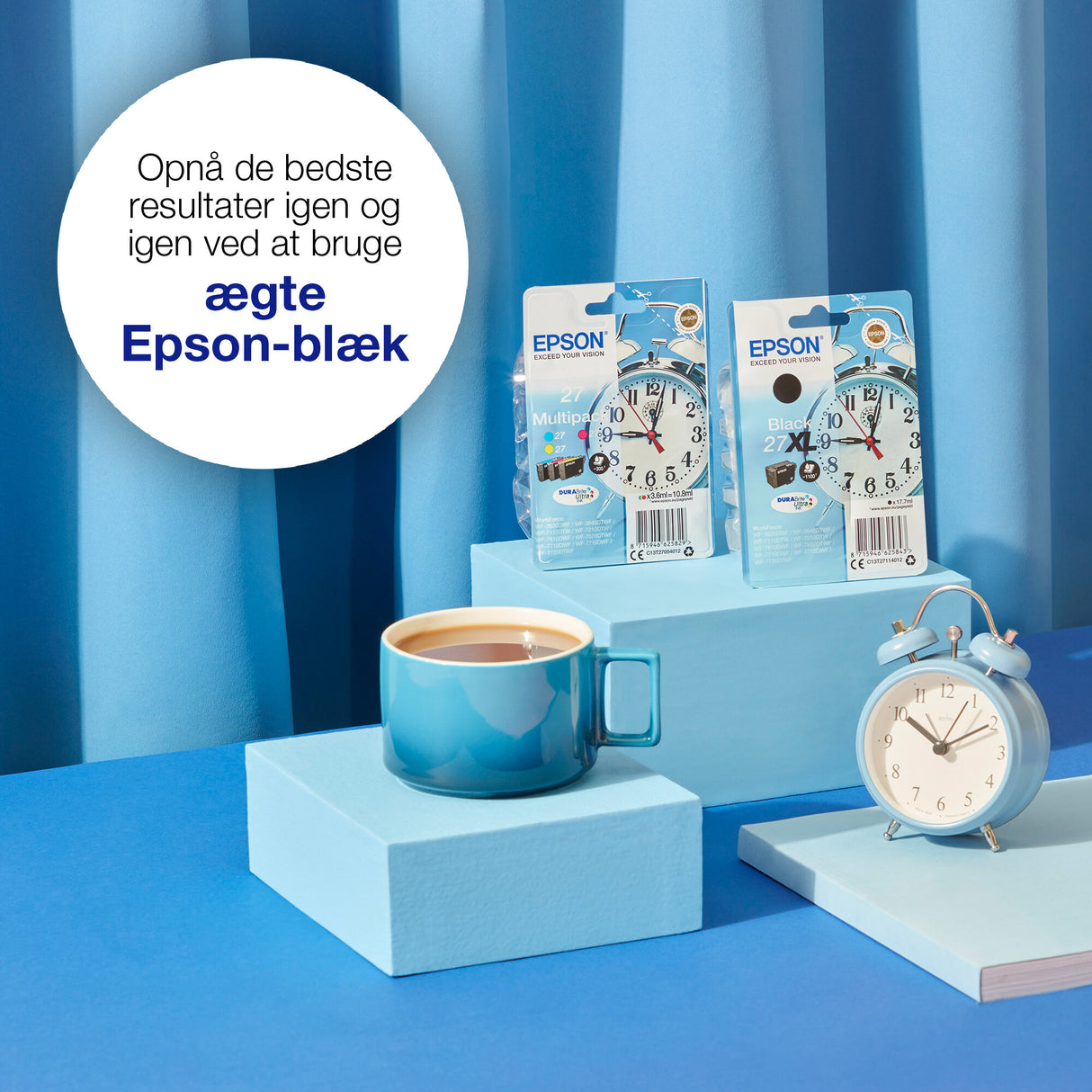 Epson Alarm clock Singlepack Black 27XXL DURABrite Ultra Ink