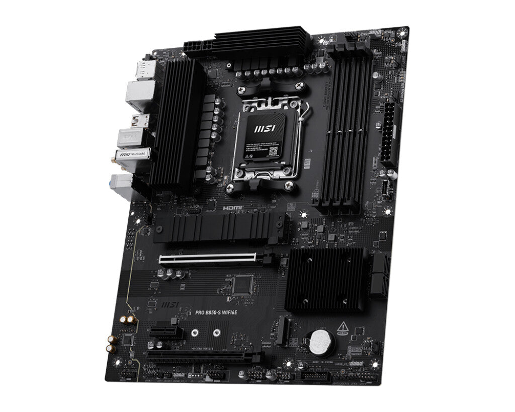 MSI PRO B850-S WIFI6E bundkort AMD B850 Sokkel AM5 ATX