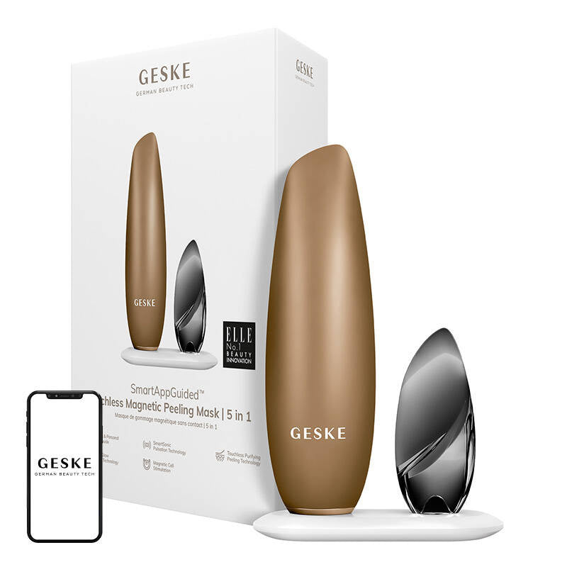 Geske 5- i-1- magnetisk berøringsfri maskefjerner (grå).