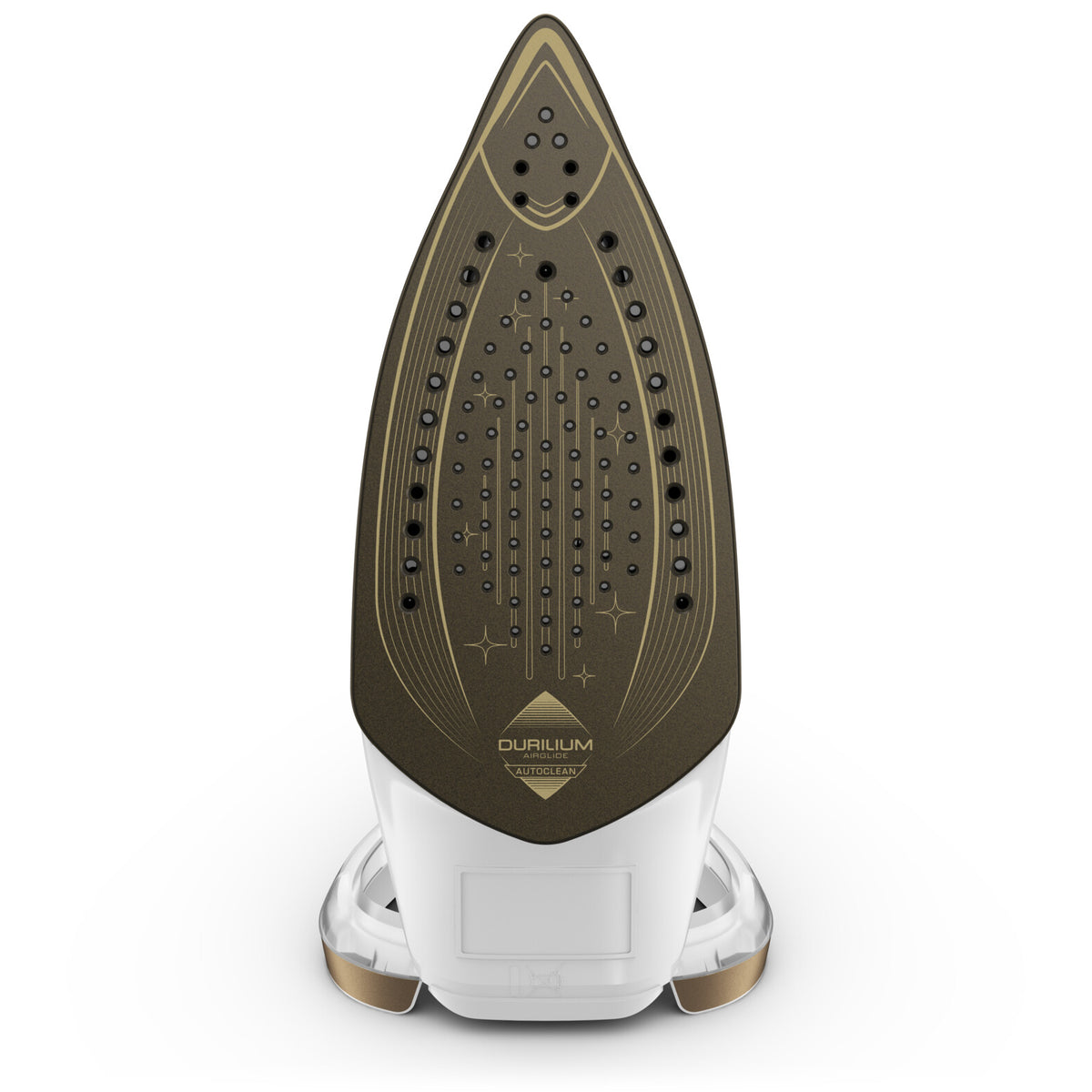 Tefal Puregliss FV8042 Tør & dampstrygejern Durilium AirGlide Autoclean soleplate 3000 W Bronze, Hvid