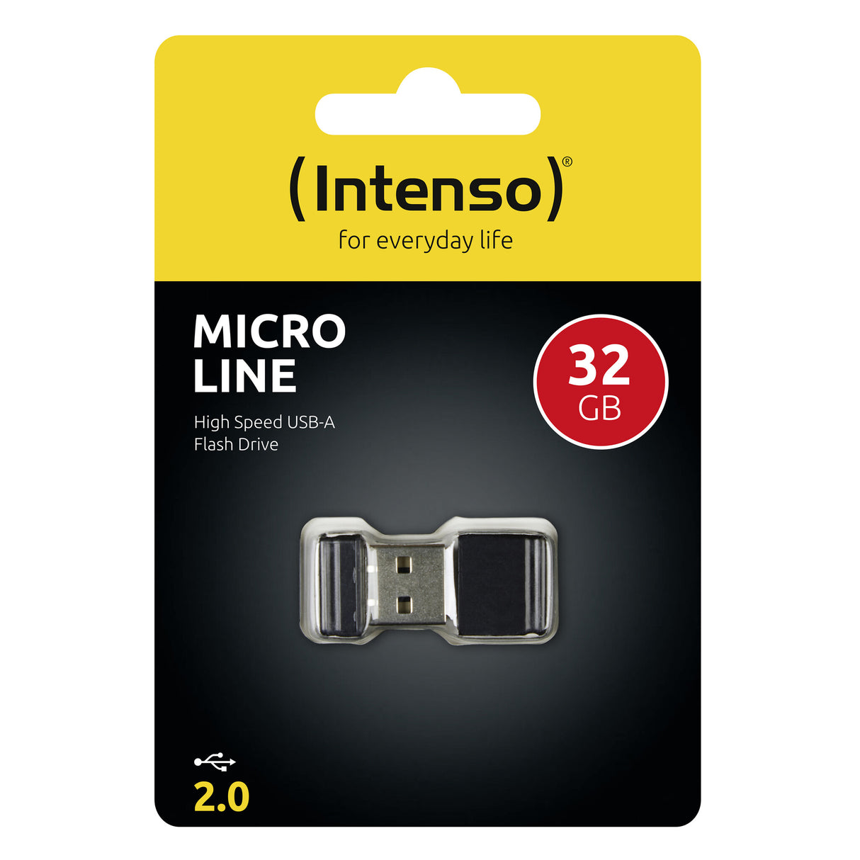 Intenso Micro Line USB-nøgle 32 GB USB Type-A 2.0 Sort