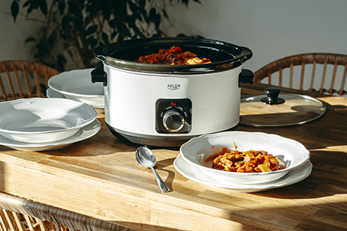 Adler AD 6413W gryde 5,8 L 290 W Hvid, Sort