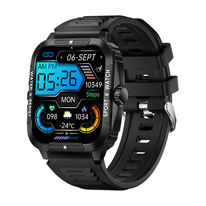 Colmi P76 smartwatch (sort)