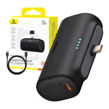 Powerbank Baseus Compact 5000mAh, 20W, USB-C (sort)