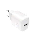 PURO PUTCUSBA10WDYWHI oplader til mobil enhed Universel Hvid Vekselstrøm Hurtig opladning Indendørs