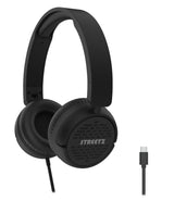 Streetz HC210-BLK hovedtelefoner/headset Ledningsført Opkald/musik USB Type-C Sort