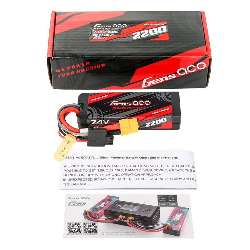 Gens ace GEA222S60X76GT Radio-kontrolleret (RC) model dele og tilbehør Batteri