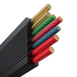 3-i-1 Baseus Free2Draw USB til M+L+C 100W kabel, 1,1 m (sort)