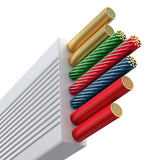 3-i-1 Baseus Free2Draw USB til M+L+C 100W kabel, 1,1 m (hvid)