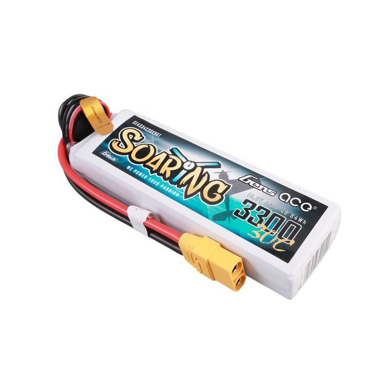 Gens ace G-Tech Soaring 3300mAh 14,8V 30C 4S1P Lipo Batteri
