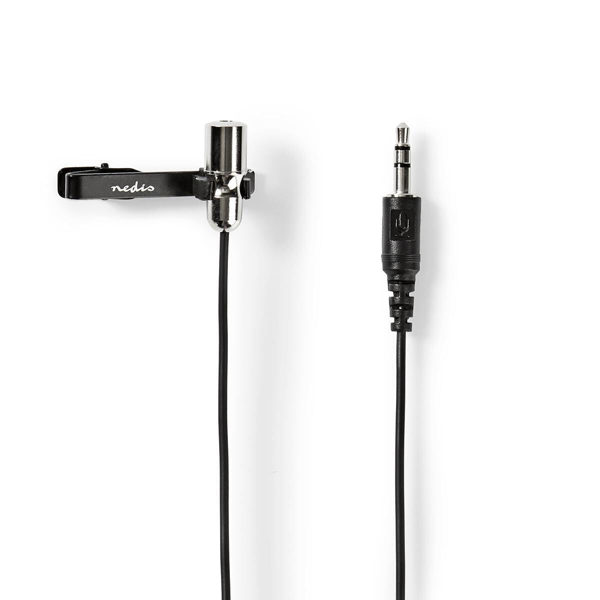 Nedis MICCJ105BK mikrofon Sort, Krom Clip-on mikrofon