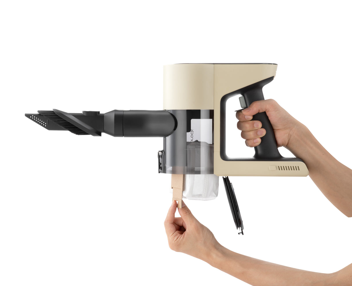 Roborock H5 Stick vakuum Batteri Dry HEPA Støvpose Beige, Sort