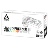 ARCTIC Liquid Freezer III 280 A-RGB Processor Alt-i-en væskekøler 14 cm Hvid 1 stk